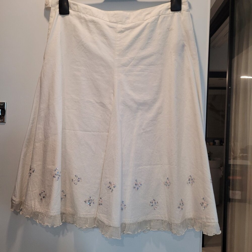 Cotton flowy skirt
